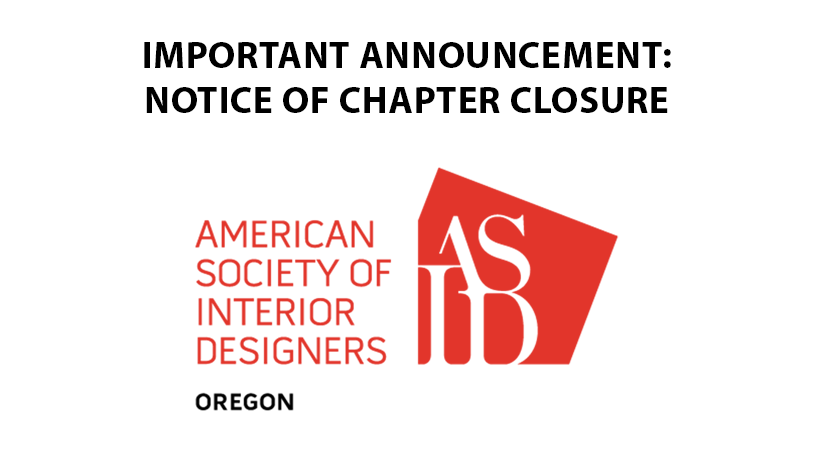 Important Announcement: Notice of Chapter Closure